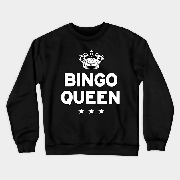 Bingo Queen Bingo couple Crewneck Sweatshirt by shirts.for.passions